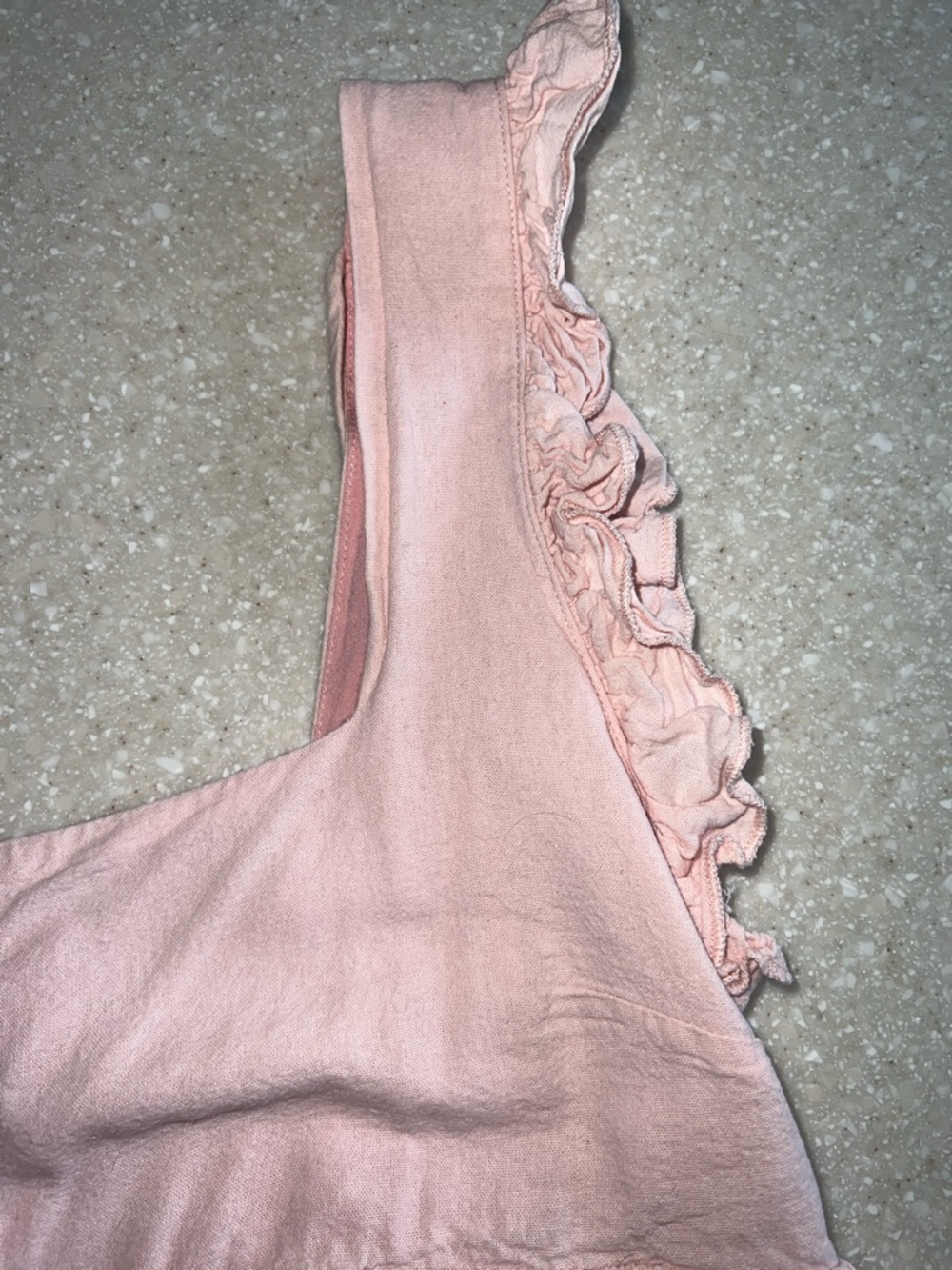 Showpo Pink Ruffle Button-Front Crop Top - Picture 4 of 6